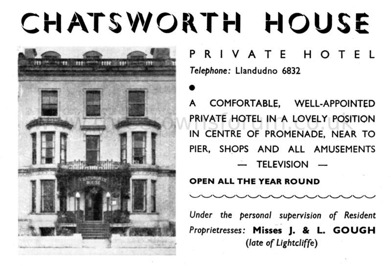 1954 CHATSWORTH HOUSE
