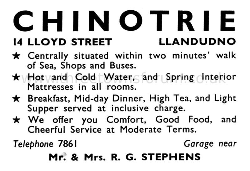 1954 CHINOTRIE
