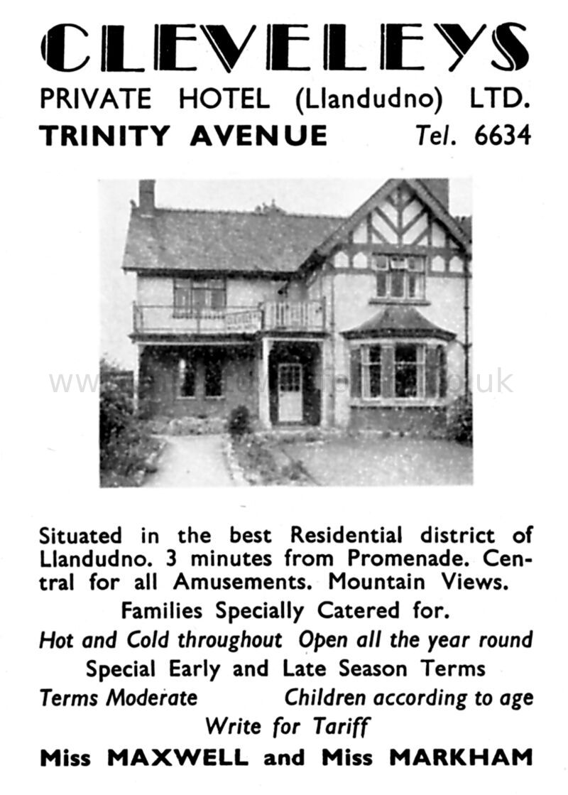 1954 CLEVELEYS
