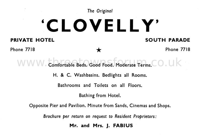 1954 CLOVELLY HOTEL
