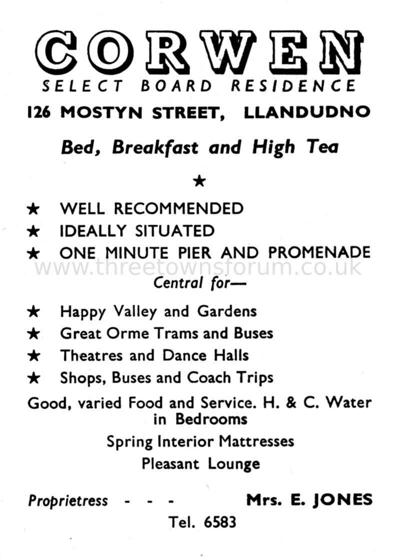 1954 CORWEN
