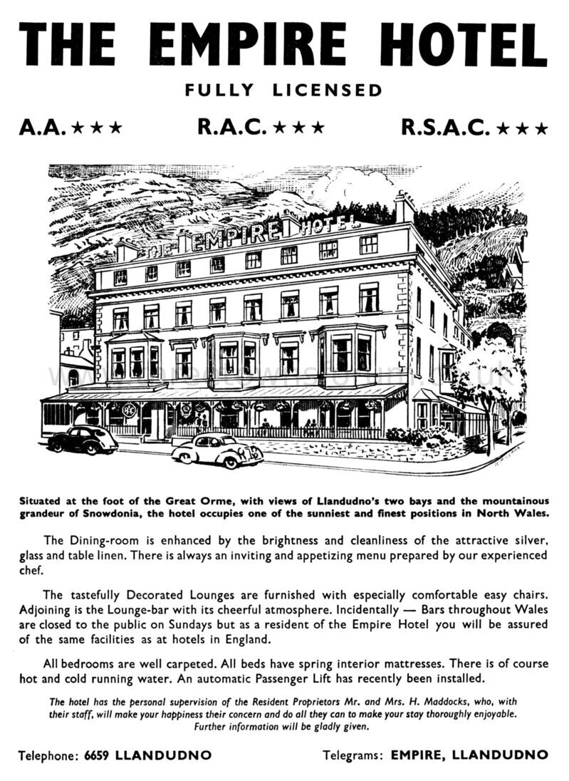 1954 EMPIRE HOTEL

