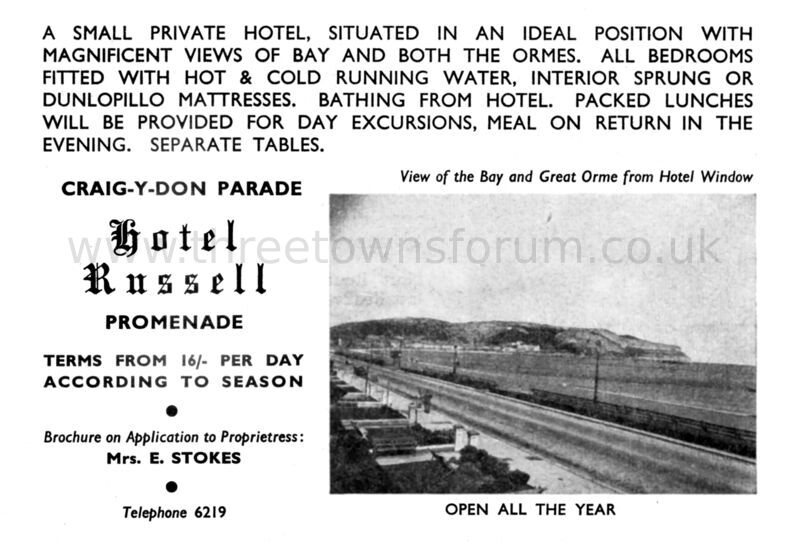 1954 HOTEL RUSSELL
