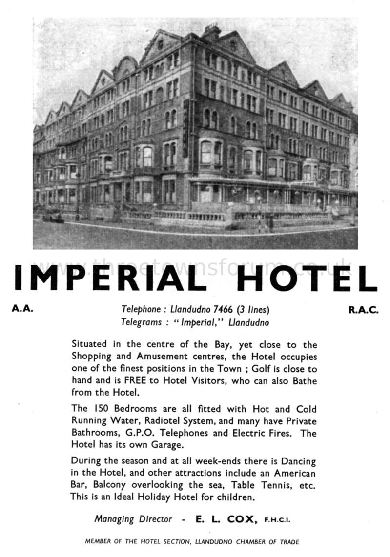 1954 IMPERIAL HOTEL

