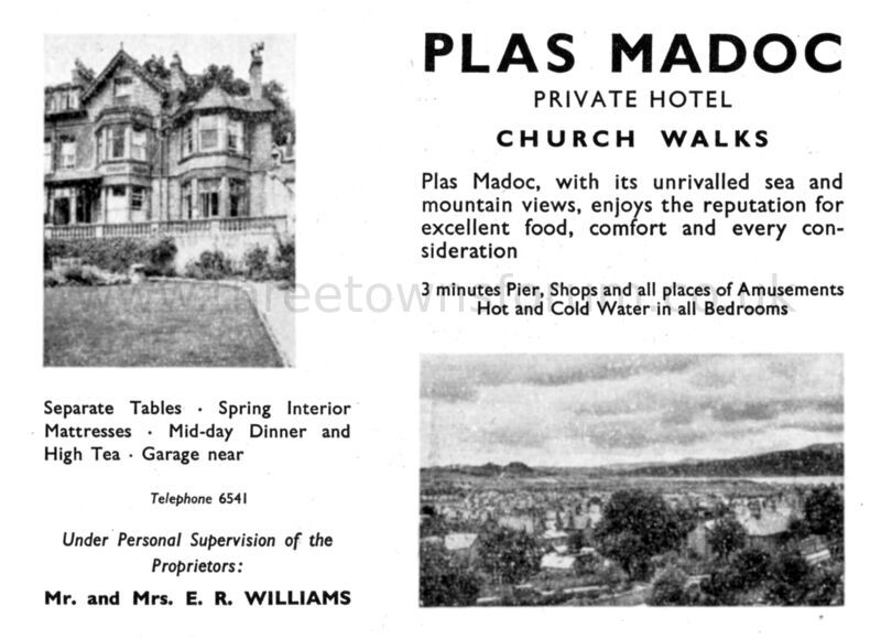 1954 PLAS MADOC
