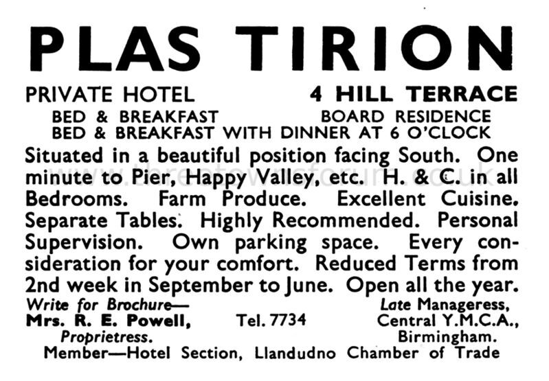 1954 PLAS TIRION
