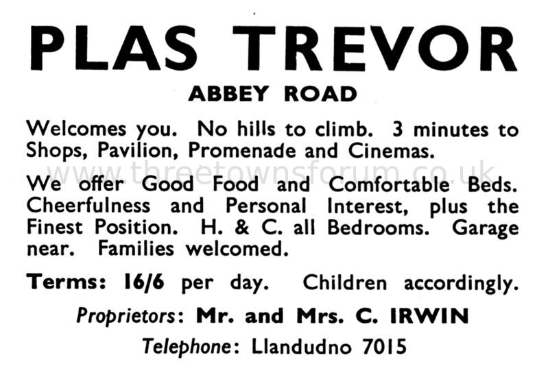 1954 PLAS TREVOR
