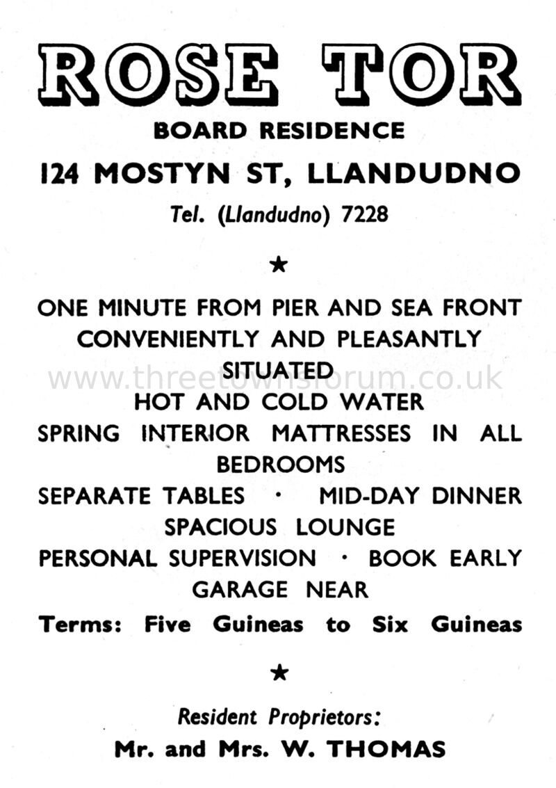1954 ROSE TOR

