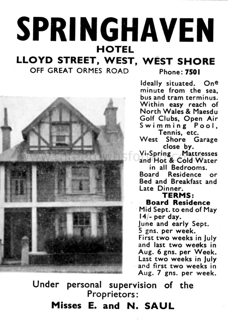 1954 SPRINGHAVEN
