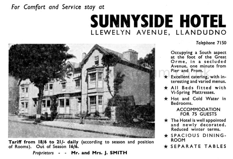 1954 SUNNYSIDE HOTEL
