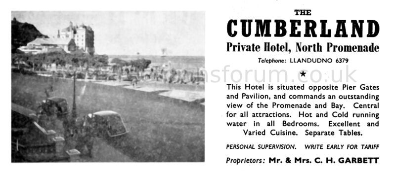 1954 THE CUMBERLAND
