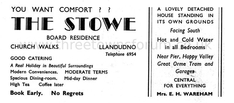 1954 THE STOWE

