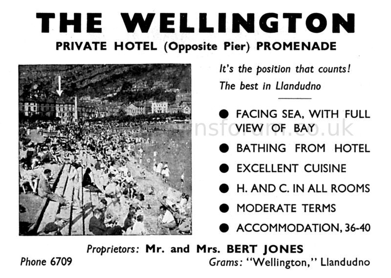 1954 THE WELLINGTON HOTEL
