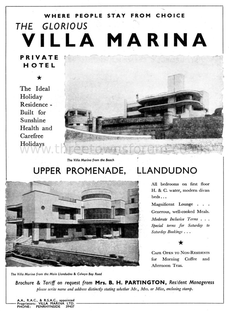 1954 VILLA MARINA HOTEL
