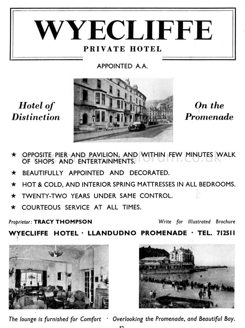1954 WYECLIFFE HOTEL
