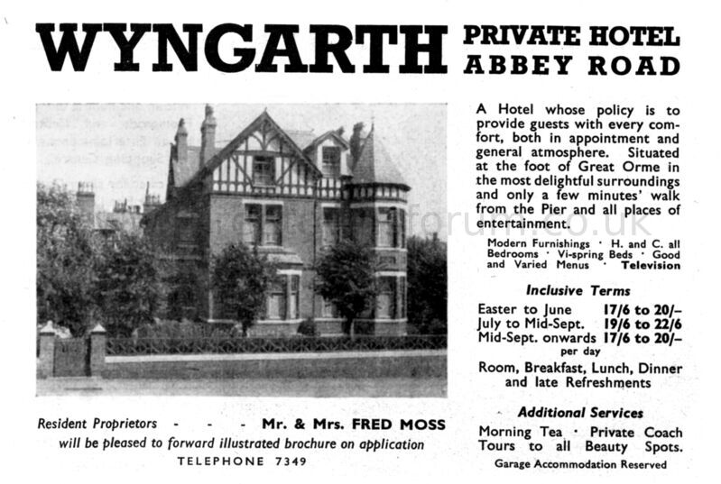 1954 WYNGARTH HOTEL
