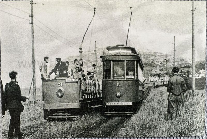 BODAFON FIELDS TRAMS 1950S
