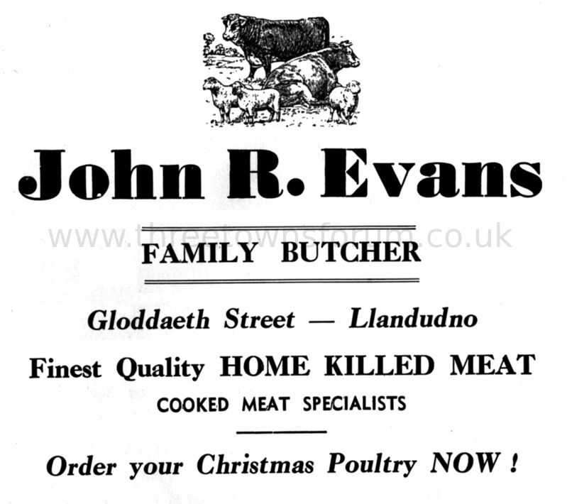 1966 J R EVANS BUTCHERS
