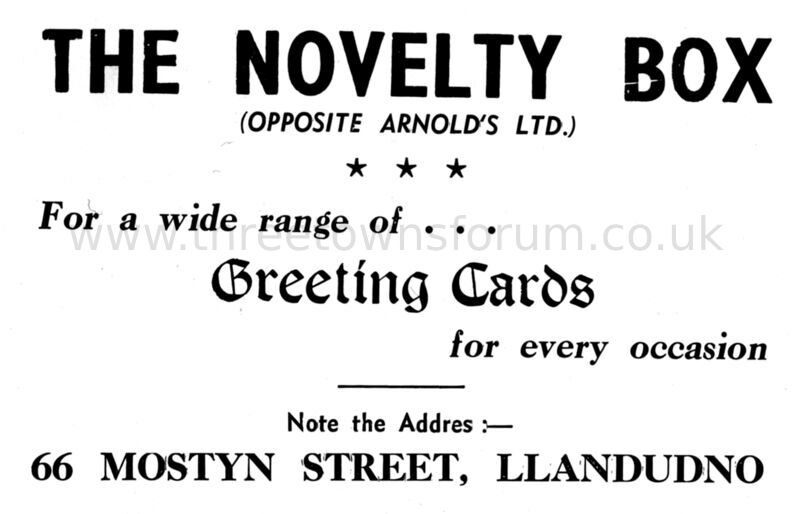 1966 THE NOVELTY BOX
