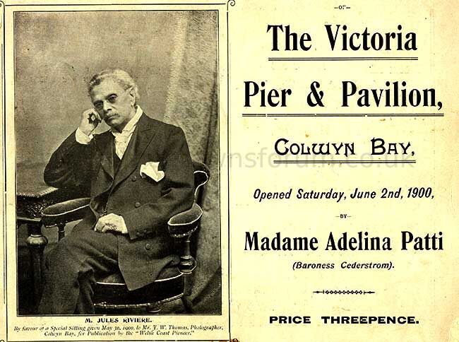 VICTRIA PIER AND PAVILION, COLWYN BAY 1900
